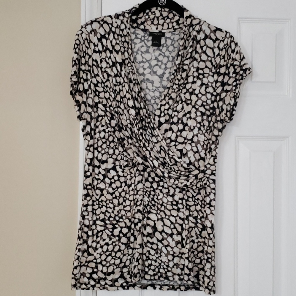 Ann Taylor Factory faux wrap top